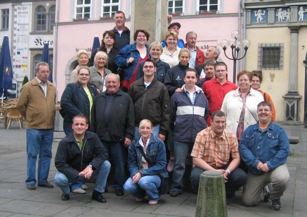 Ausflug 2007 nach Mühlhausen (1) - Gruppenbild (fast) aller Teilnehmer