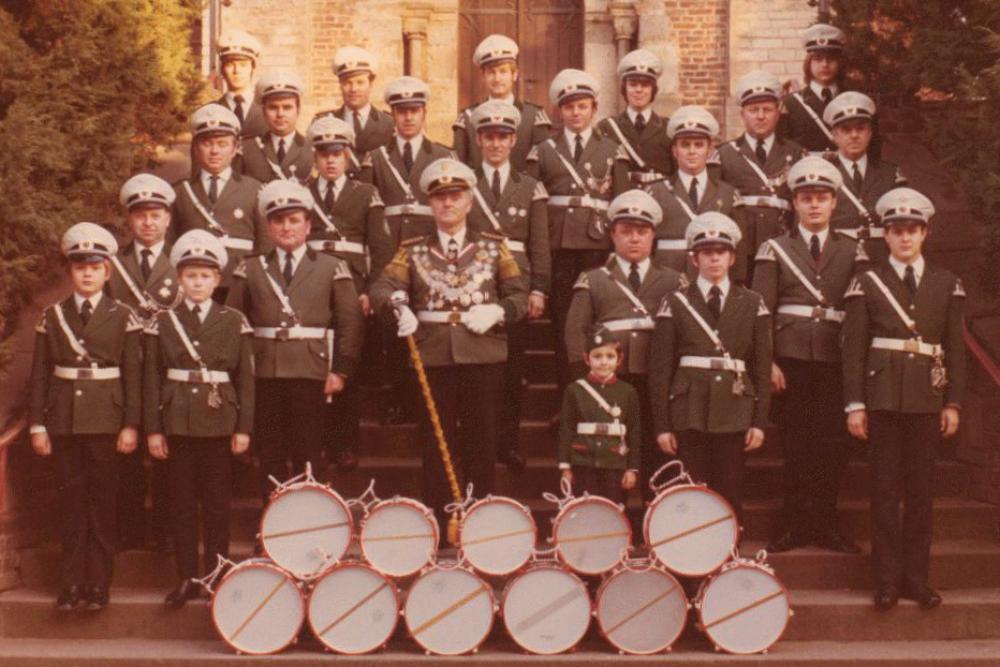 Gruppenbild 1972 - zum goldenen Vereinsjubiläum